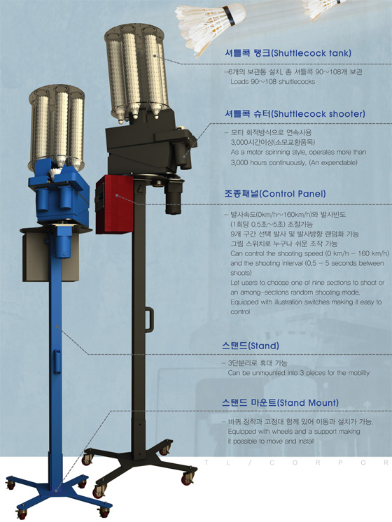 badminton serve machine