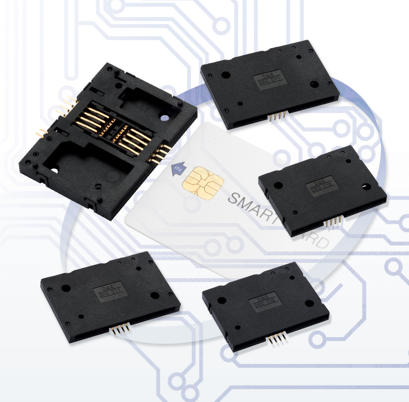 Landing Type Smart card connector