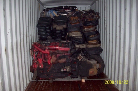 Container Load Used auto parts