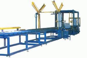 Automatic EPS block cutting & strapping machine