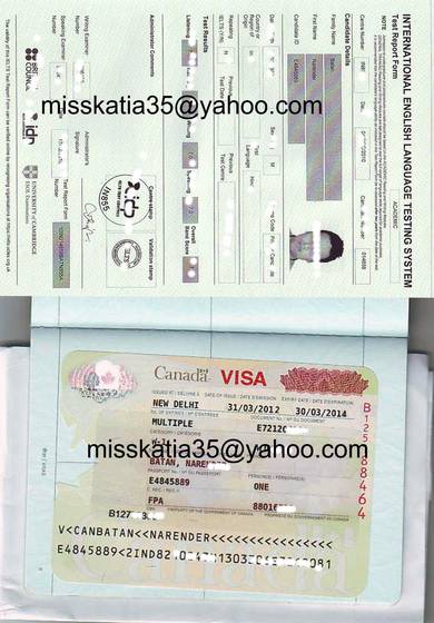 Canada Work Permit Visa Picture