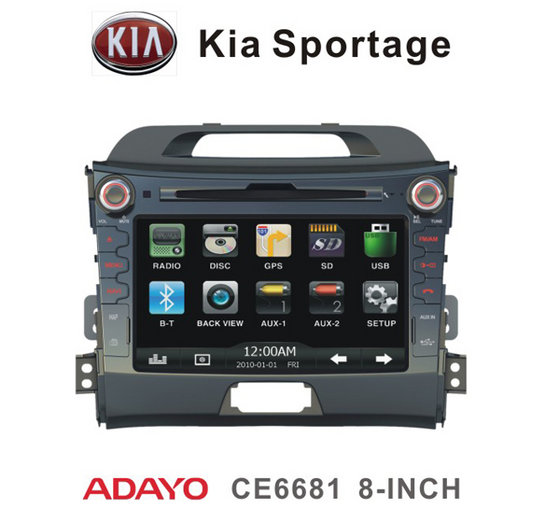 Kia Sportage GPS Navigation System with Full Touch Screen(id6783023