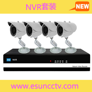 NVR套装|网络摄像机+NVR|4路经济套装