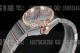 欧米茄星座系列18K间玫瑰金钻圈自动机械情侣手表
