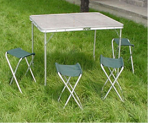 Alu Table Chair Set