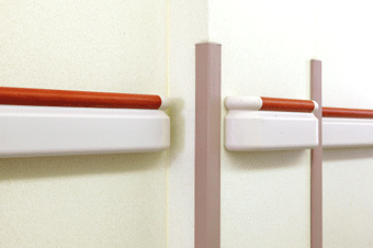 handrail,  bumper-handrail, wall guard, corner guard, kick-plate, curtain track