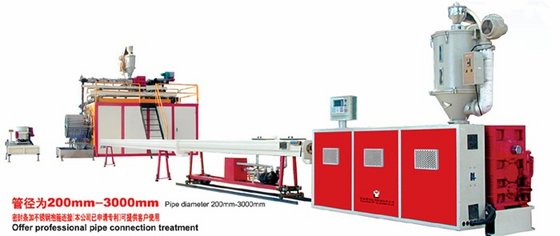 HDPE Hollow-wall Winding Pipe Production Line