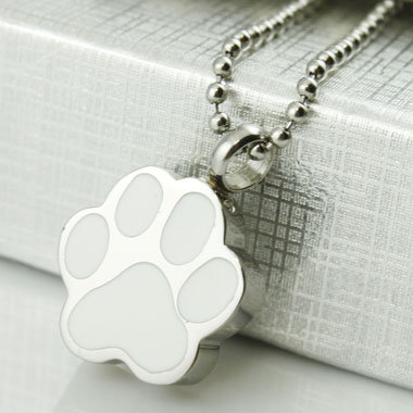 Stainless Steel PET Cremation Pendants Keepsake Jewelry