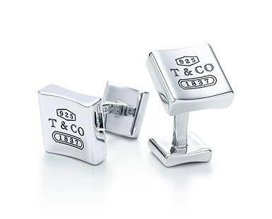 sterling silver cufflinks 1837 square ec21