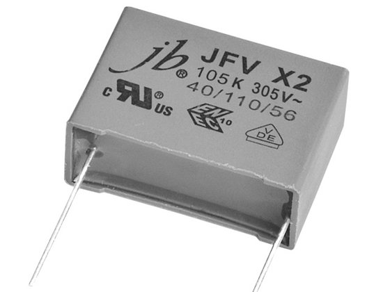 JFV X2 Film Capacitors From JB Capacitors, Hong Kong