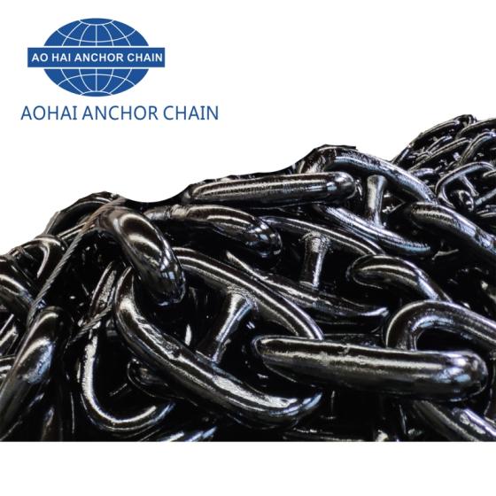 Offshore Mooring Welded Anchor Chain Stud And Studless Link R R