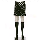 black ck mini skirt