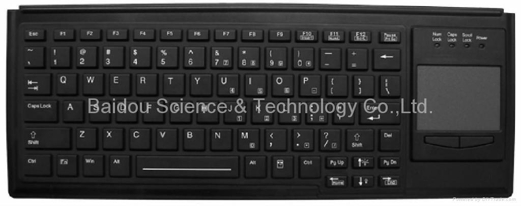 医疗键盘带触摸板KM88F 可选背光
