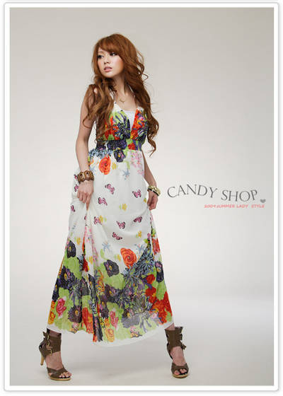 Wholesale Fashion Dresses on Korean Japanese Long Dress Fashion   Wholesale Korean Fashion Com