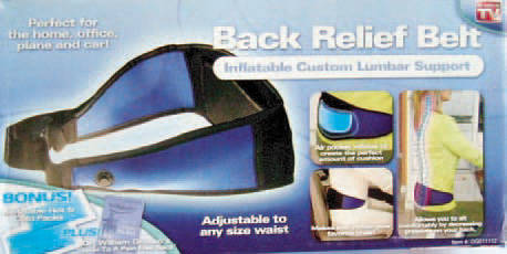 back relief belt