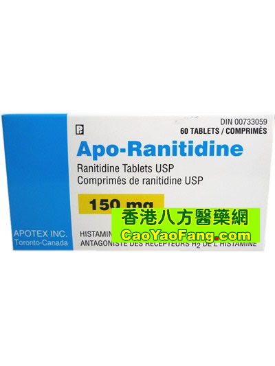 Apo-Ranitidine加拿大爱胃妥药片60片