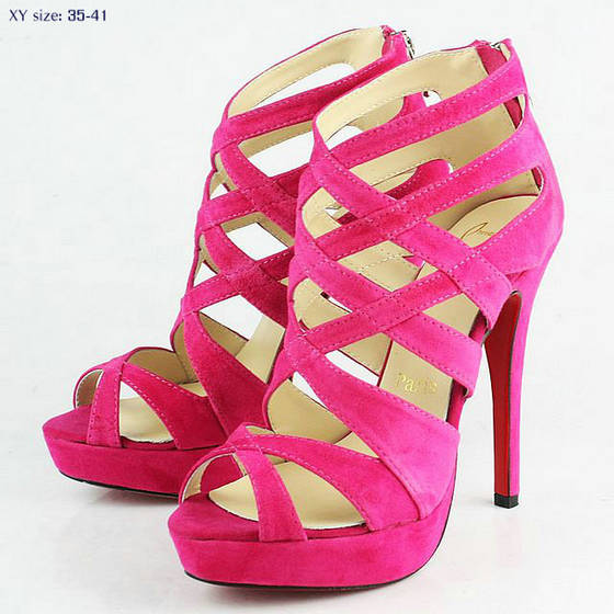 Pink Sandals Heels