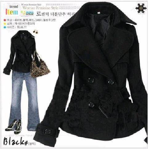 Black Spring Coat - JacketIn