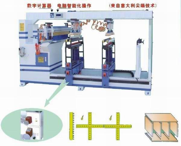 三排多轴木工钻床