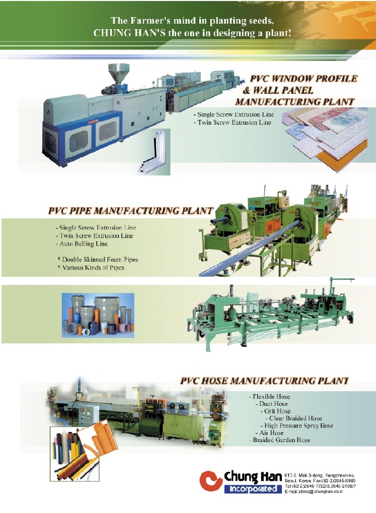 PVC Profile Extrusion Line