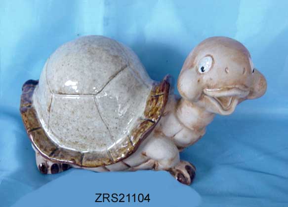 Animal(porcelain with glaze, tortoise)