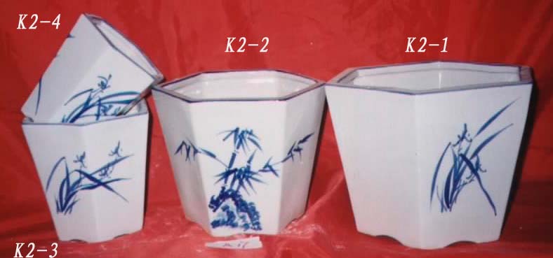 Flower pot(porcelain)