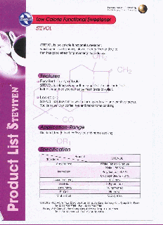 Sell sweetener as dietary supplement and table-top sugar