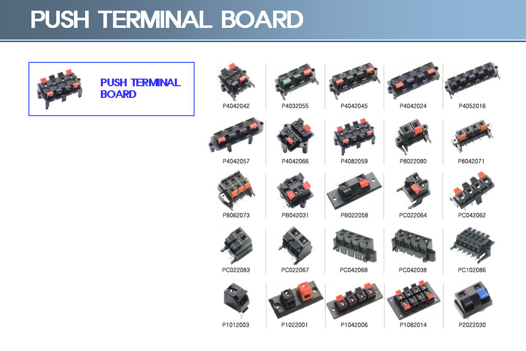 PUSH TERMINAL BOARD