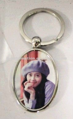 Keyring for heat transfer, sublimation keyring, metal keyring, heart sharp 