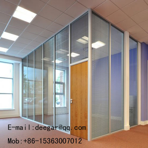 Aluminum Profile Frame Glass Office Partition