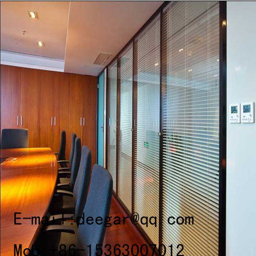 High Quality Wholesale Aluminium Frame Glass Partition Wall image