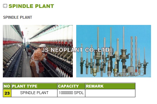 SPINDLE PLANT