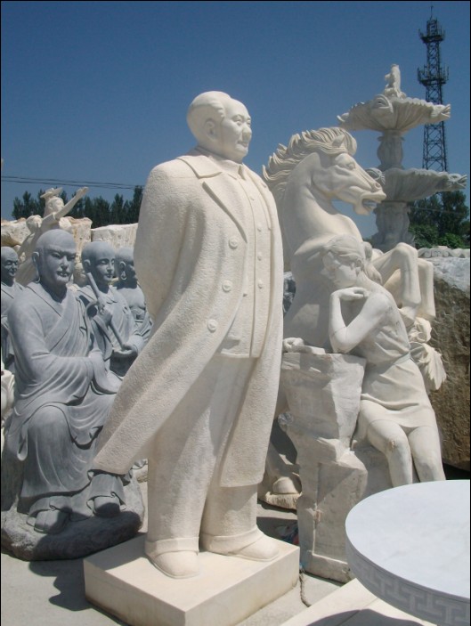 汉白玉毛主席像毛泽东雕像毛主席坐像汉白玉伟人像周恩来雕像邓小平雕像