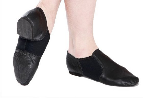 hot sell pig leather stretch jazz shoes d004716 baili shoes co ltd