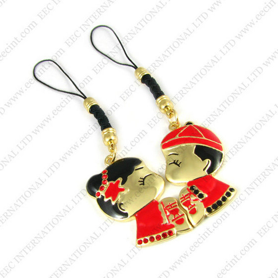 Mobile Phone Straps/Charms - China Dolls - EC2625C-G