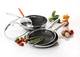 Black Cube Cookwares - Single, Stainless Steel Cookwares,Stainless Steel Frypan, Cookware Set