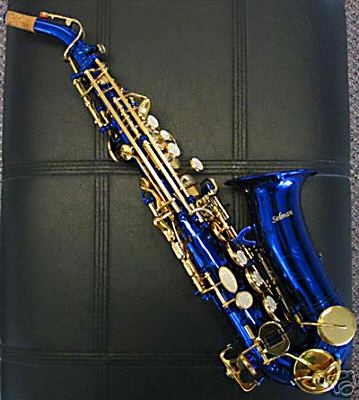 NEW BLUE CURVED ALTO SAX Saxophone - TengFei Co.,Ltd