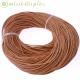 1.5mm Natural round real leather jewelry cord wholesale