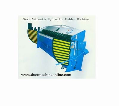 半自动液压折边机 semi-automatic hydraulic folder machine
