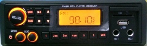 Car Deckless Audio Player
