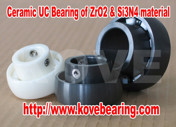 ceramic UC bearing of ZRO2&SI3N4 material