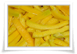IQF Yellow paprika slice