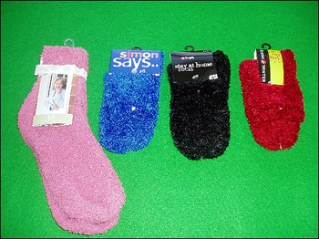 Ladies 56N or 72N Socks with Feather yarn or Tactel