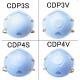 珍珠型CDP系列复合式防尘口罩