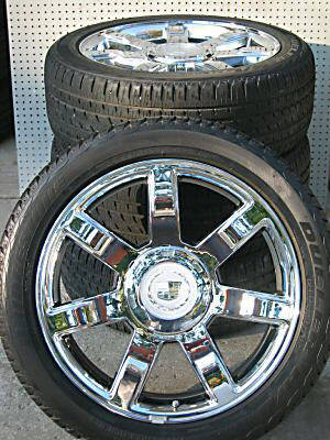 Tire Wheels Rims on Escalade Factory Chrome Wheels Rims Tires   Gemilang Radial Ban  Ltd