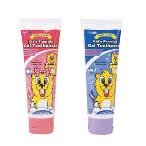 kid's fluoride gel toothpaste