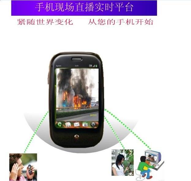 EVDO/WCDMA/TD-SCDMA手机视频现场直播实时系统