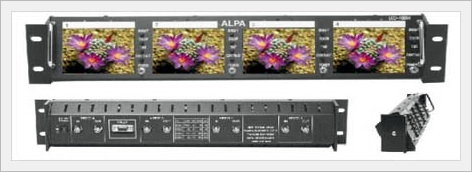 4" Monitor in 19" RACK MOUNT