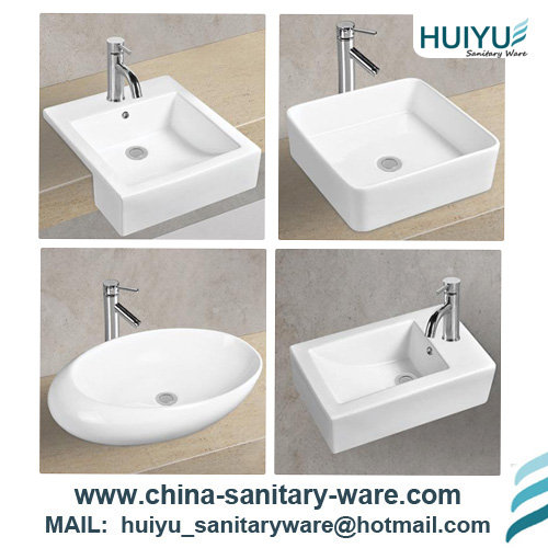 Hot Sale Bathroom Ceramic Hand Wash Basin Price Bathroom Cabinet Basin ...