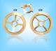 Brass Wheel, Auto Parts Copper wheel JM-CT10507(with thread)